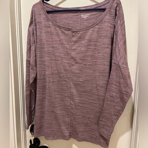 Athleta Mauve Long Sleeve Top 1X